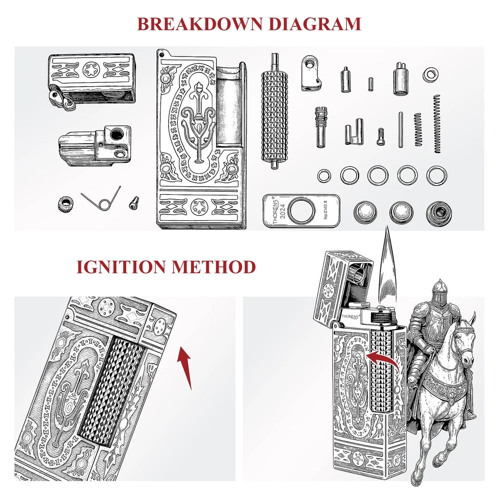 Side Slip - Narrow Lighter - Holy Grail - Red THORENS