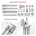 Three-Section Stick Lighter - Brass Finish THORENS