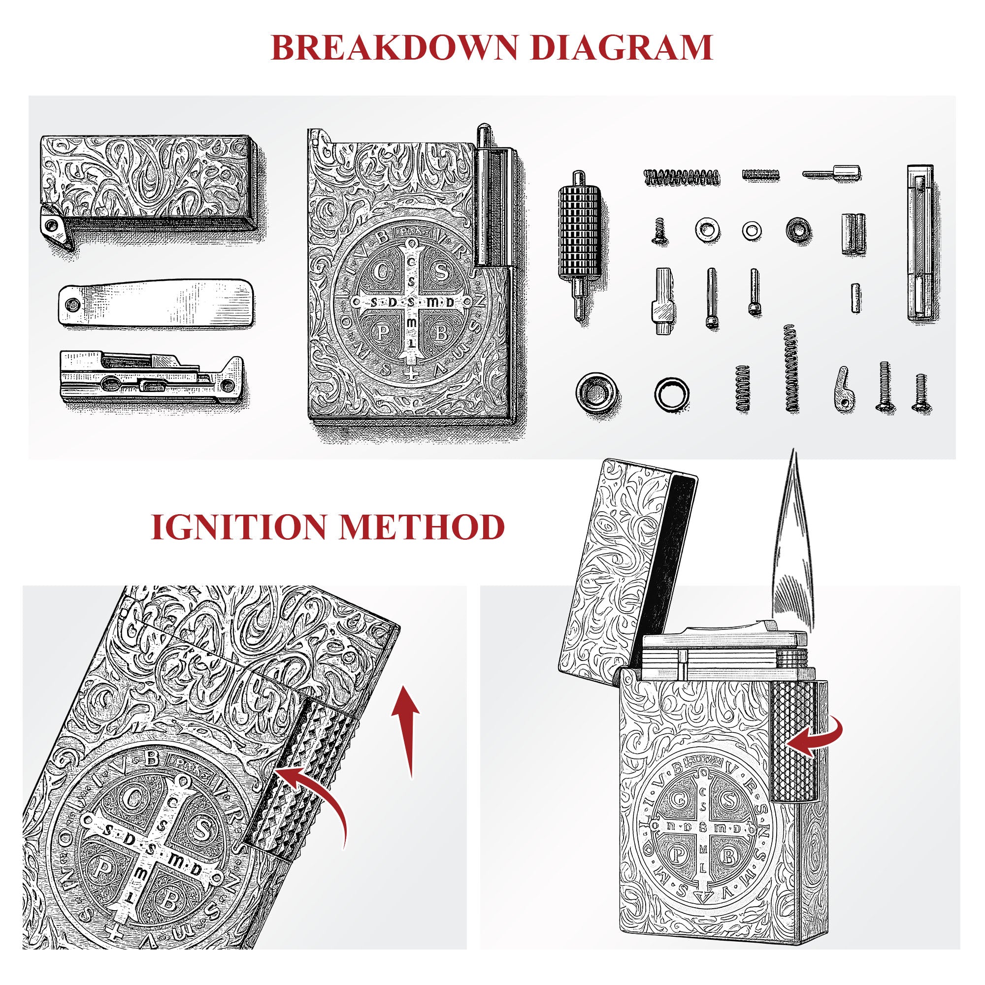 Constantine Midnight Blue Sigil THORENS Lighter Official Site