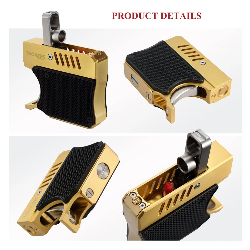 Gun Lighter - Black With Gold THORENS