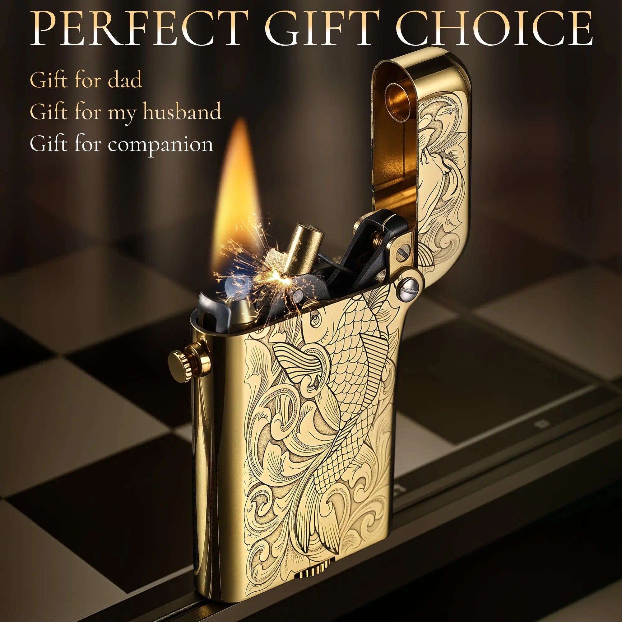 Gen 4 - Double Claw - Engraved Koi Pattern THORENS