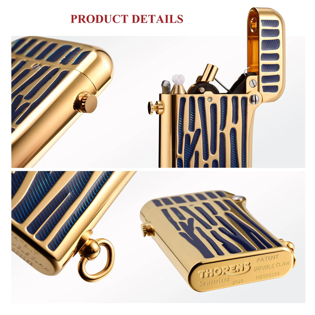 （New）Gen 2 - Double Claw - Blue Stripes - Gold THORENS