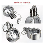 Round - Pocket Watch Lighter - Silver THORENS