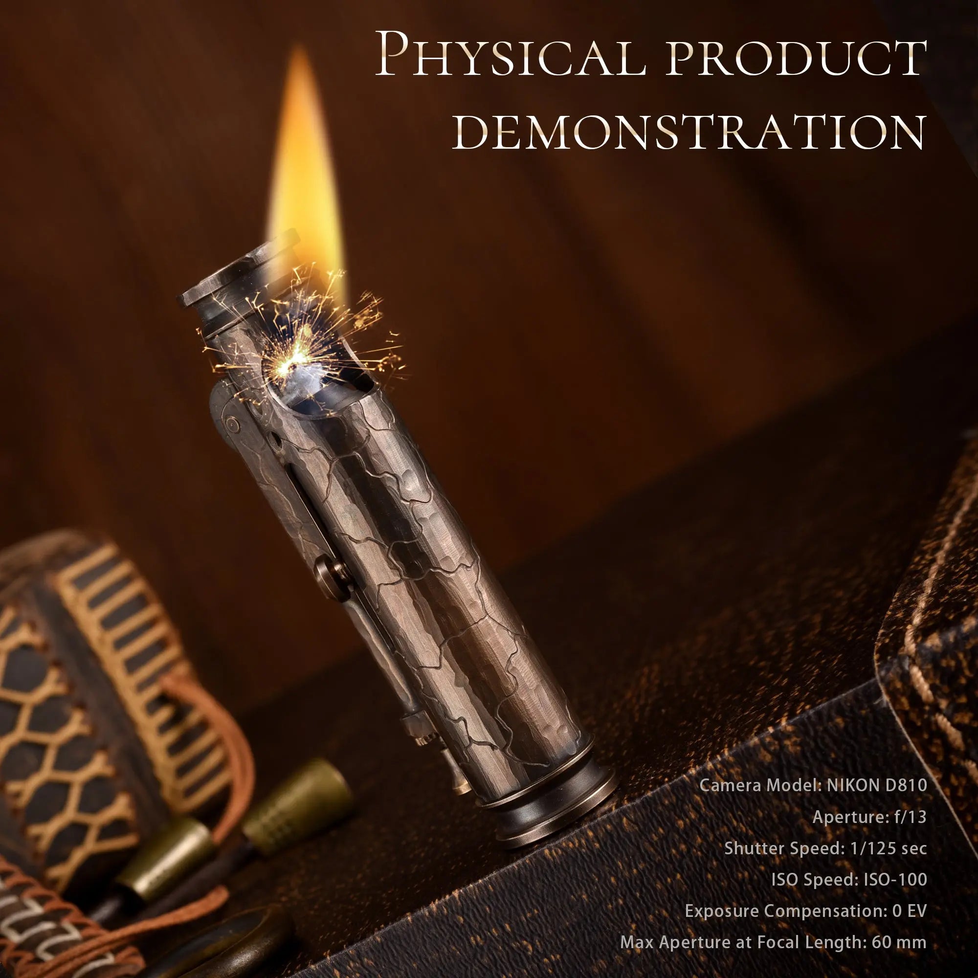 2025 New Products｜ Trench Lighter - Battle Soul - Hand Carved Cracks THORENS Lighter Official Site