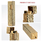 Side Slip - Rectangular Lighter - Golden Carving THORENS