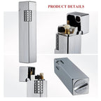 Side Slip - Rectangular Lighter - Glossy - Silver THORENS