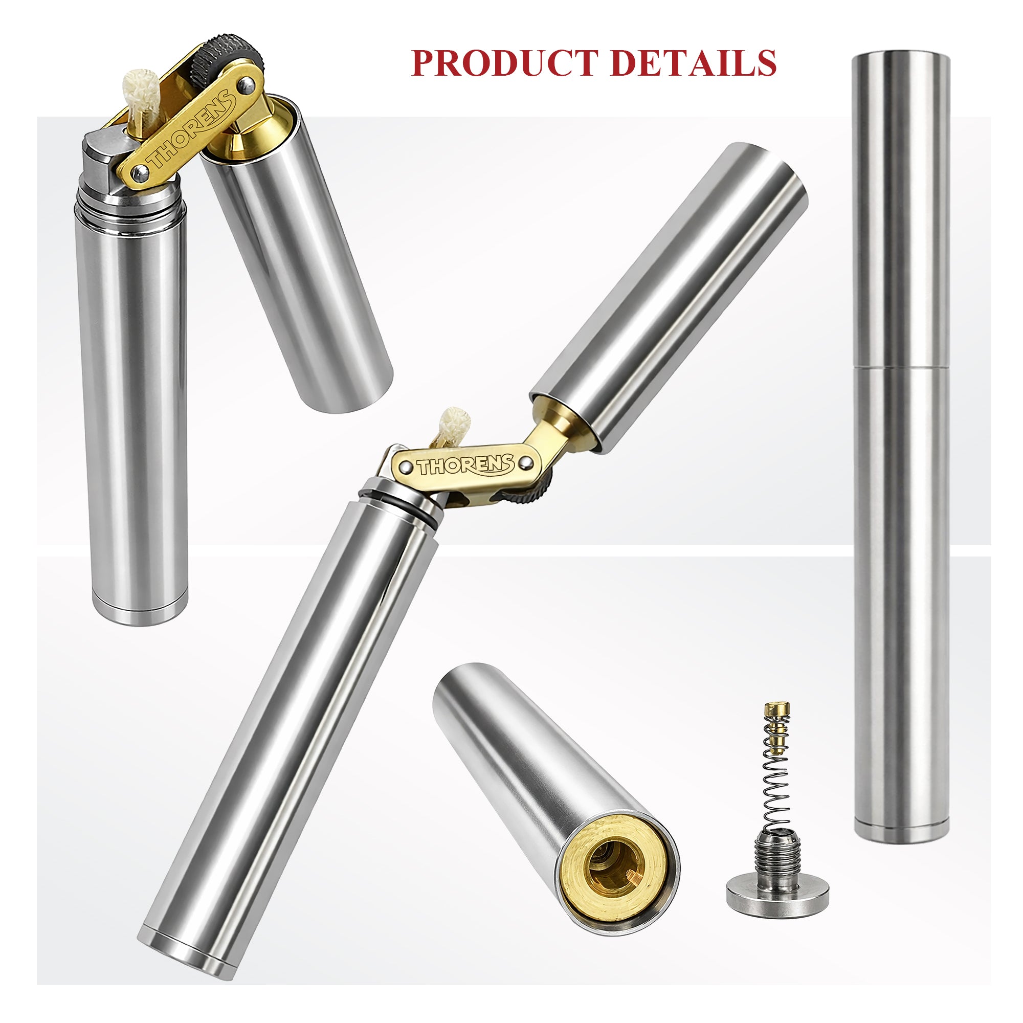 Zapalovač nunchaku - stříbrný