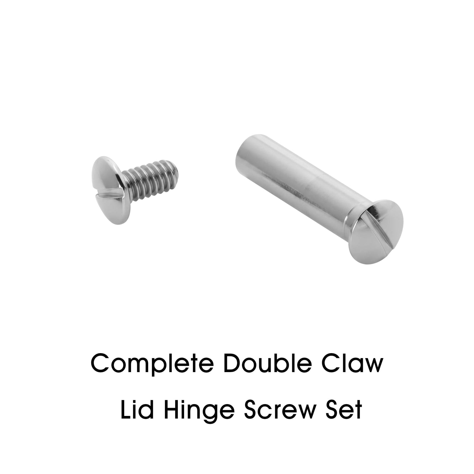 THORENS Double Claw Lighter Replacement Parts and Care Accessories featuring a precision-engineered lid hinge screw set in polished steel.