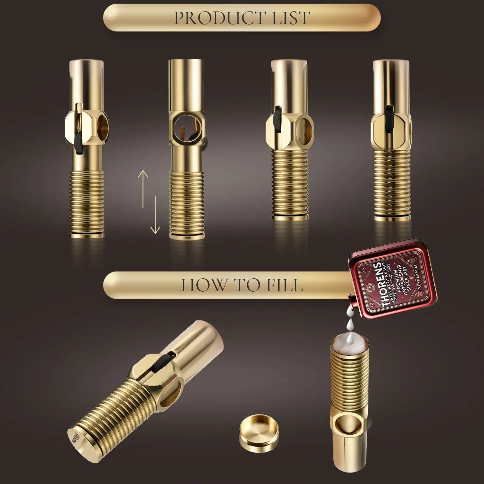 Trench Lighter - Big Screw THORENS