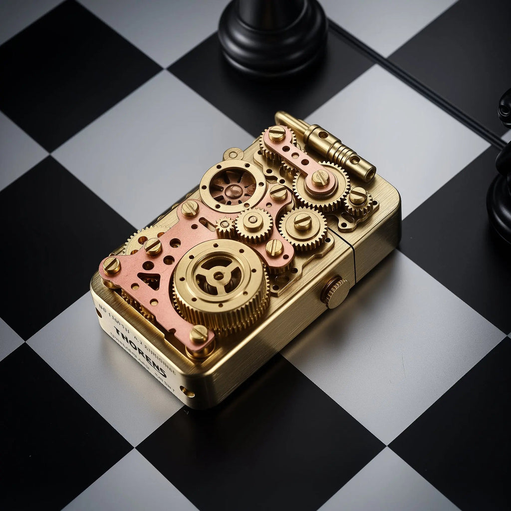 Steampunk Lighter - Gear Linkage THORENS