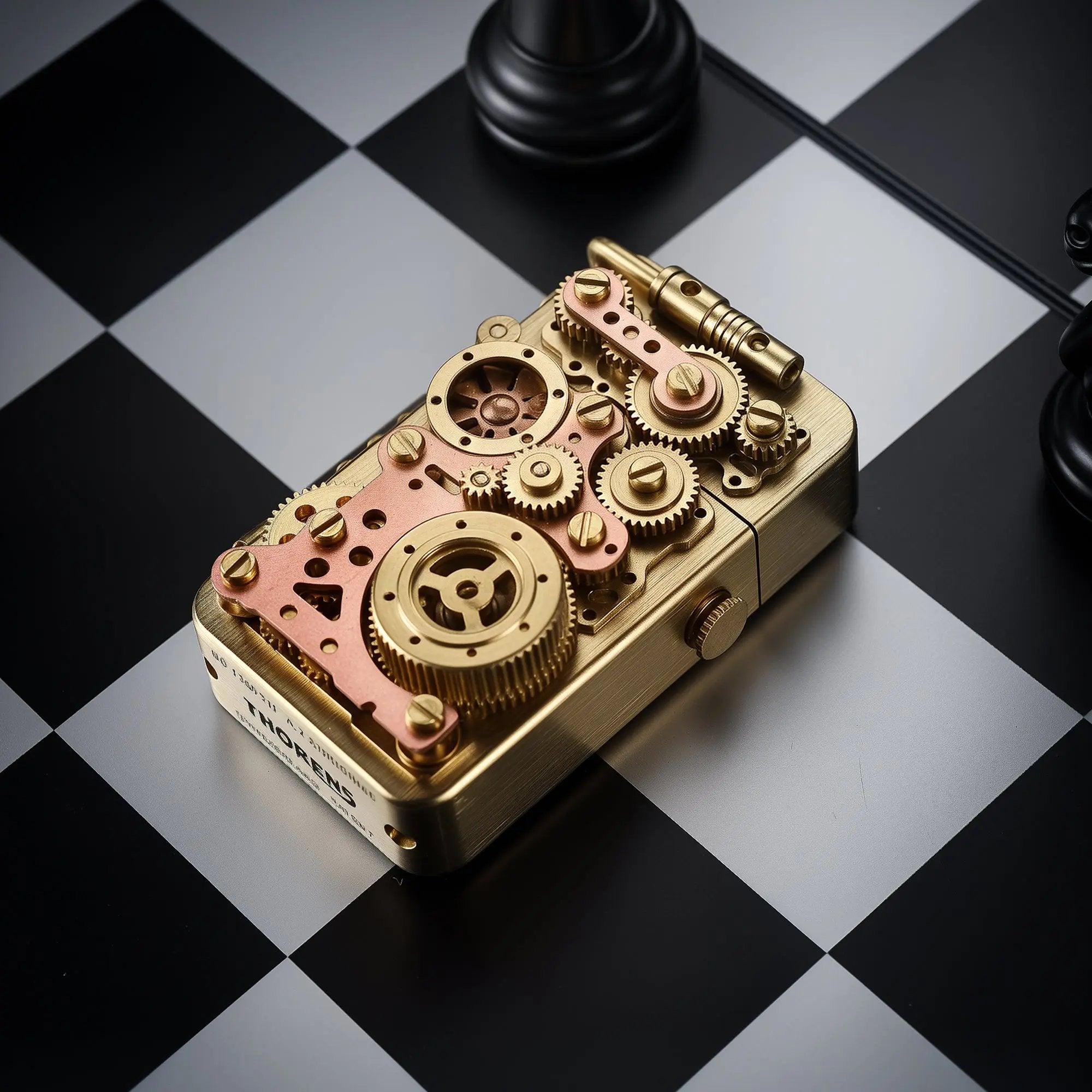 Steampunk Lighter - Gear Linkage THORENS
