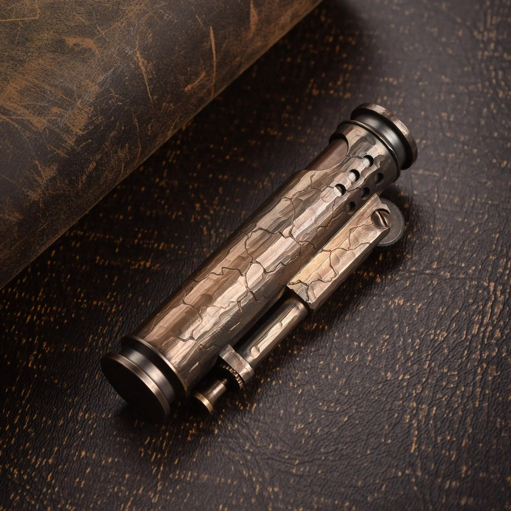 Trench Lighter - Battle Soul - Hand Carved Cracks THORENS