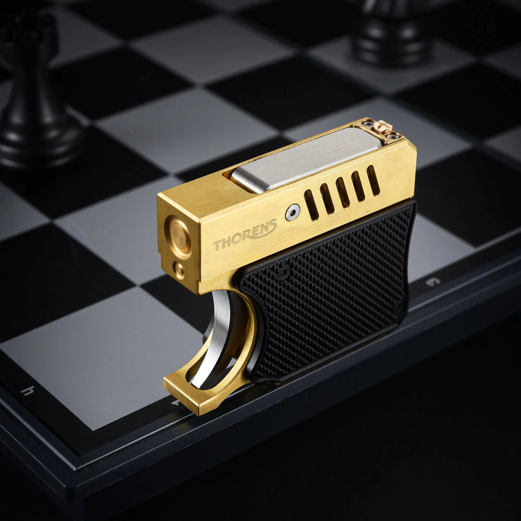 Gun Lighter - Black With Gold THORENS