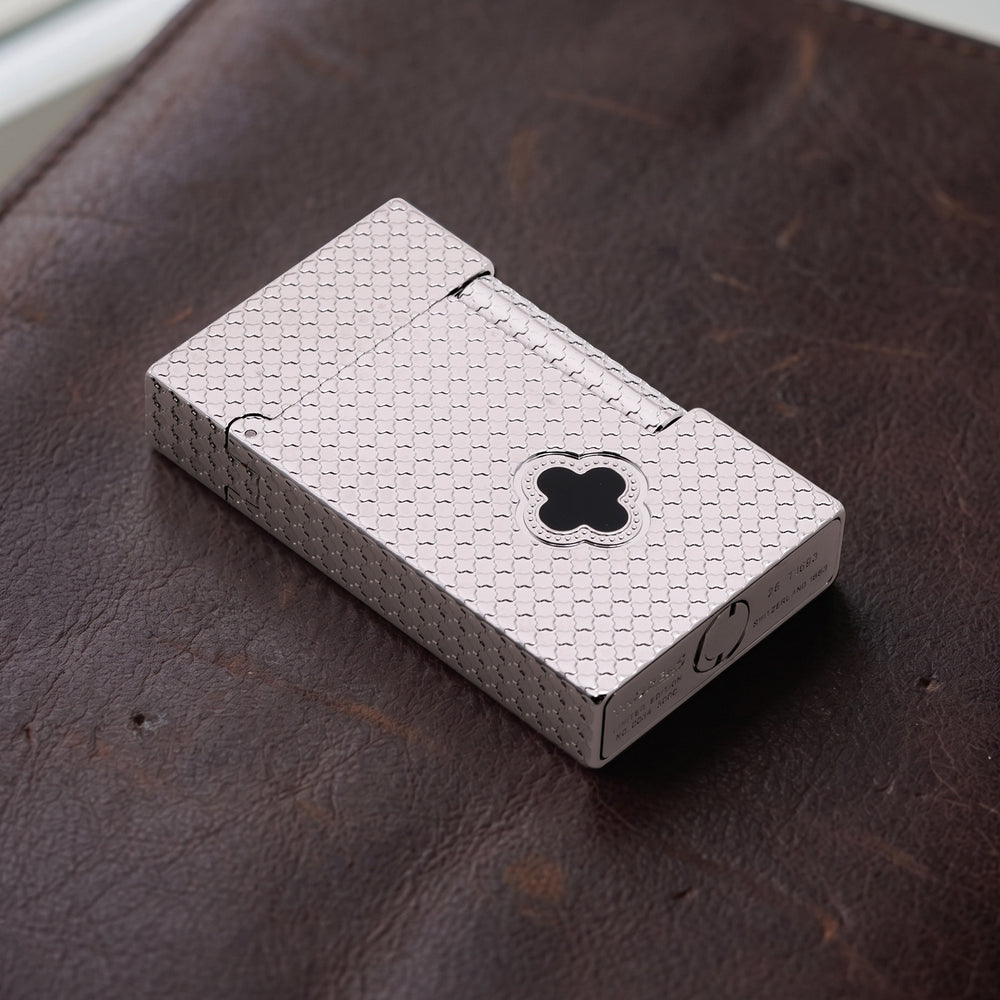 Clover Monogram Silver – Onyx Clover