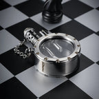 Round - Pocket Watch Lighter - Silver THORENS