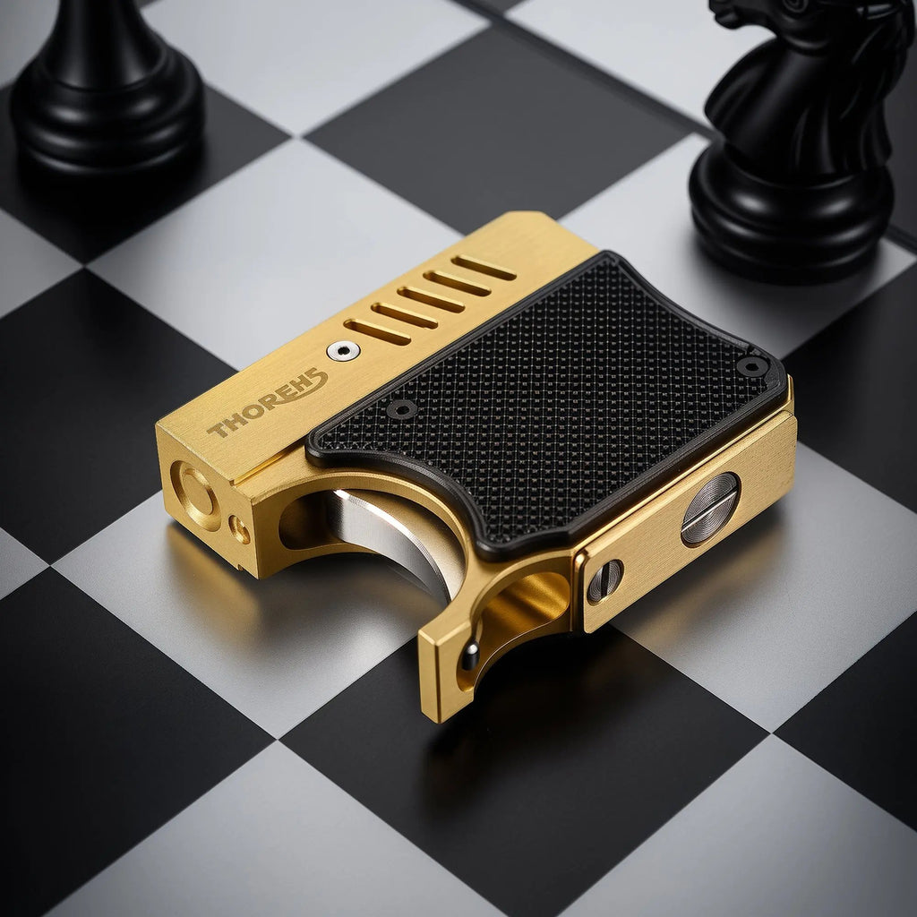 Gun Lighter - Black With Gold THORENS