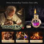 Round - Pocket Watch Lighter - Copper Color THORENS