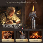 2025 New Products｜ Trench Lighter - Capitol - Hand Carved Cracks THORENS