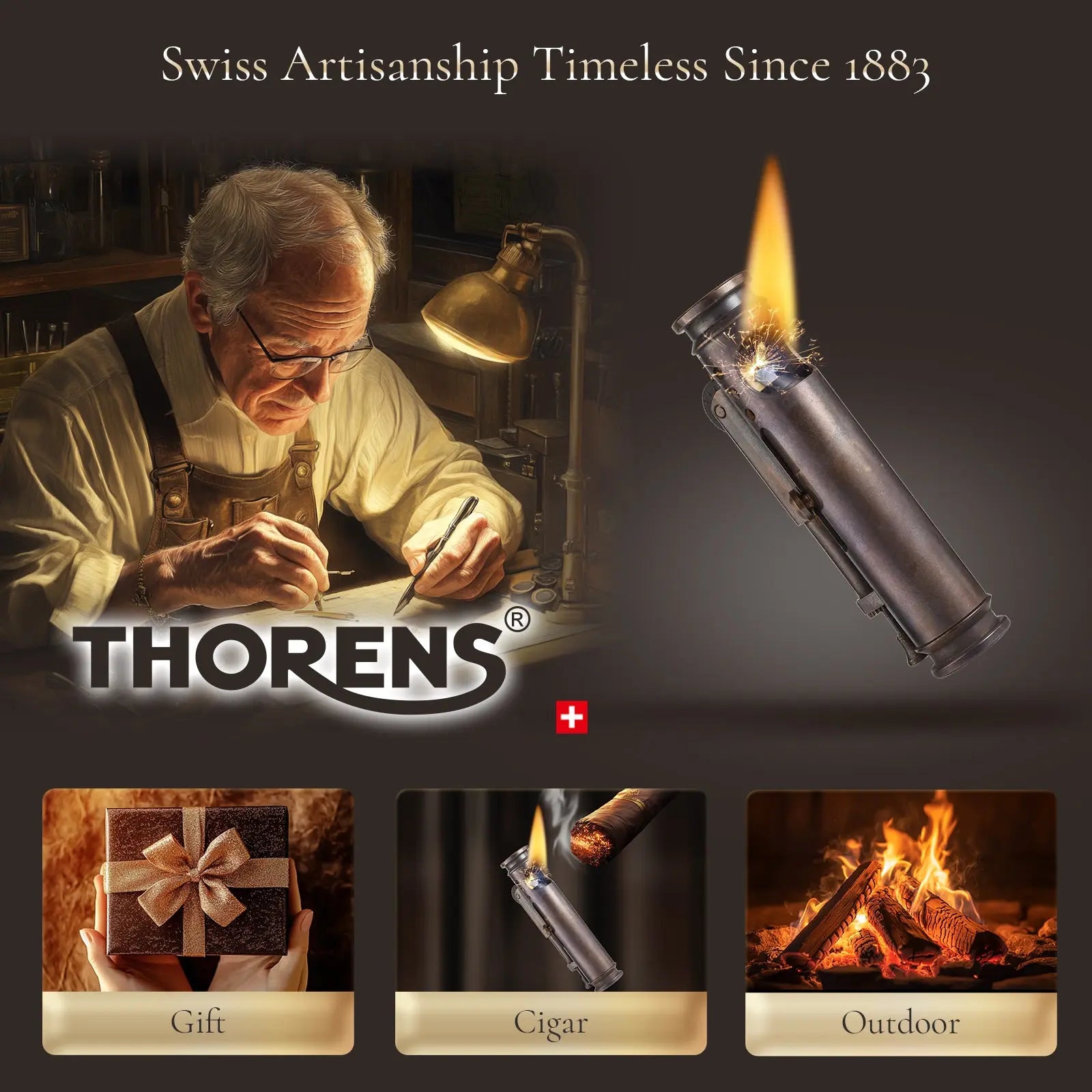 2025 New Products｜ Trench Lighter - Battle Soul - Glossy THORENS