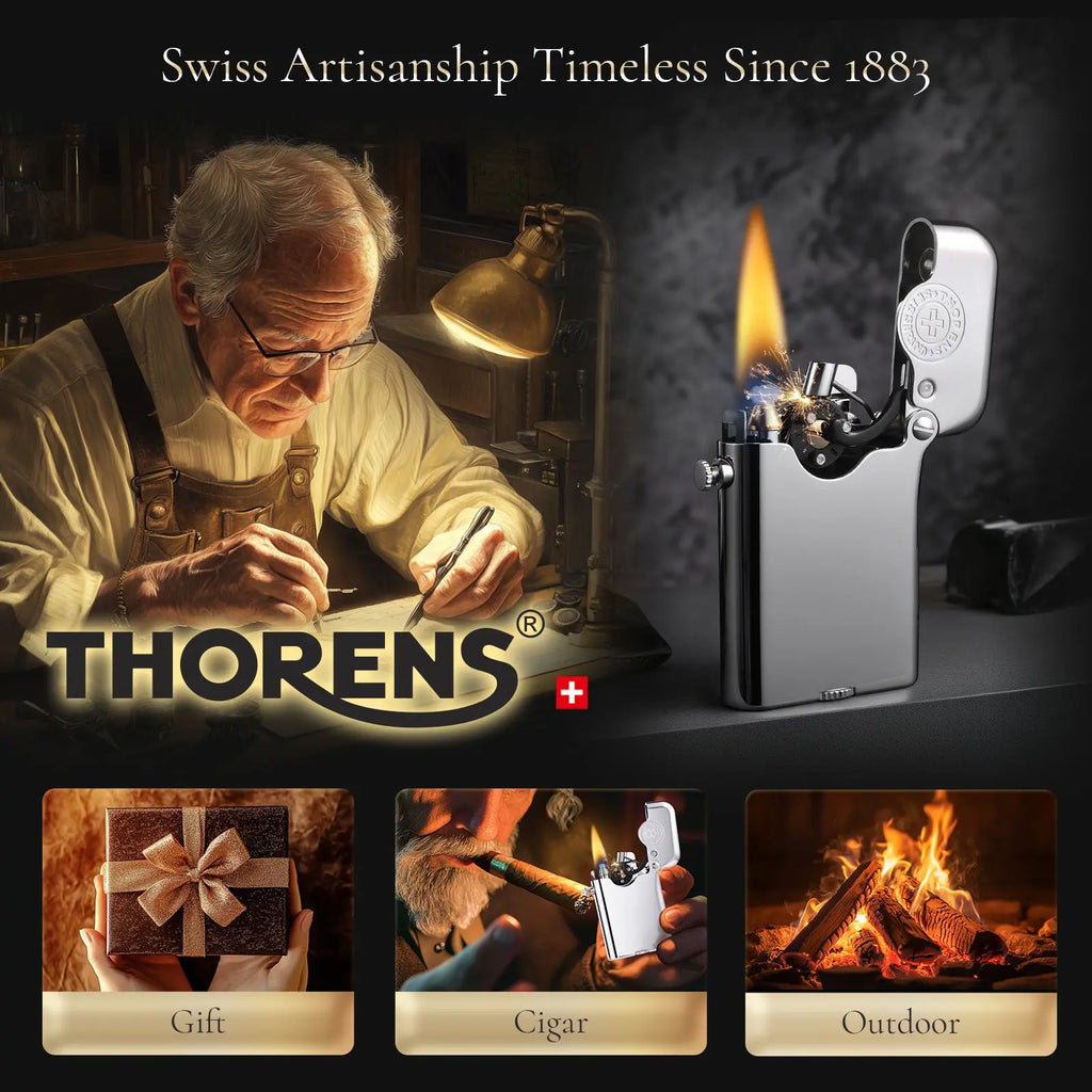 Gen 3 - Single Claw - Glossy with Brand Emblem (Bottom-fill) - Silver THORENS