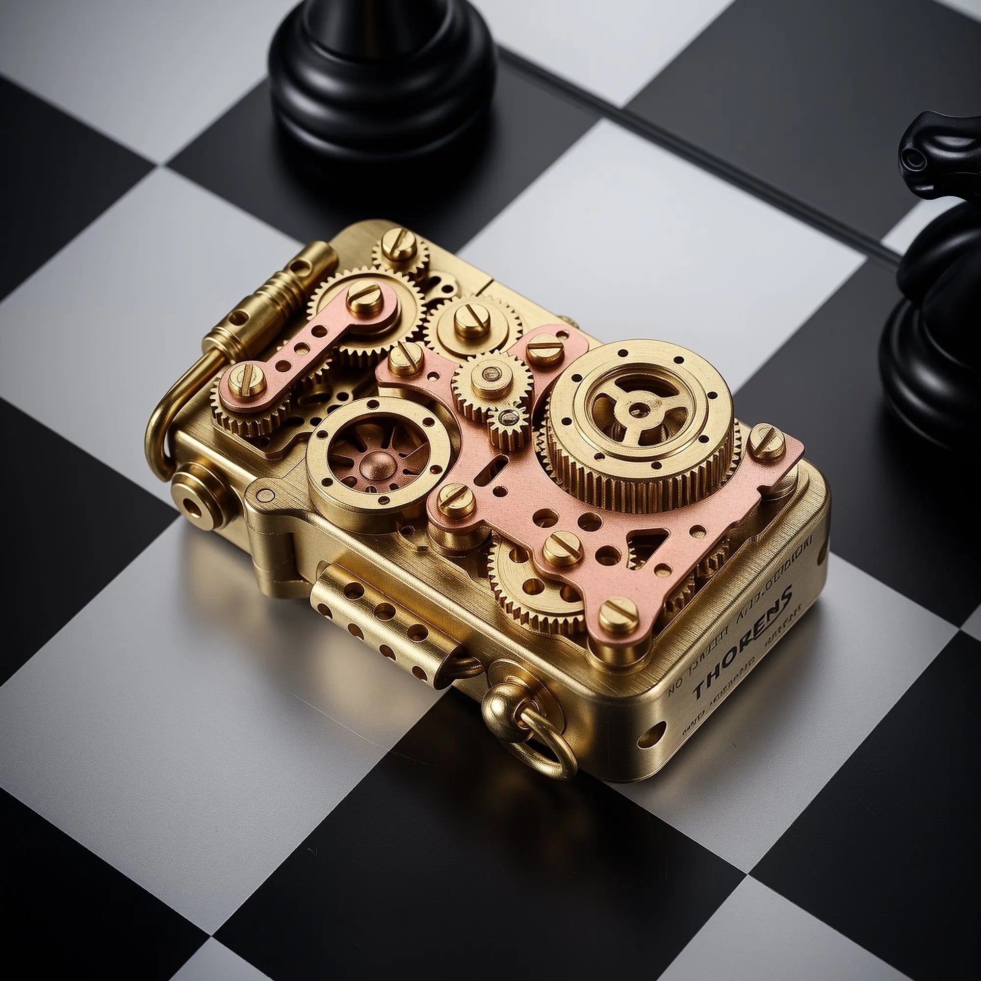 その他  SELANGOR STEAMPUNK スチームパンクギア連結ライター｜真鍮製メカニカルコレクション