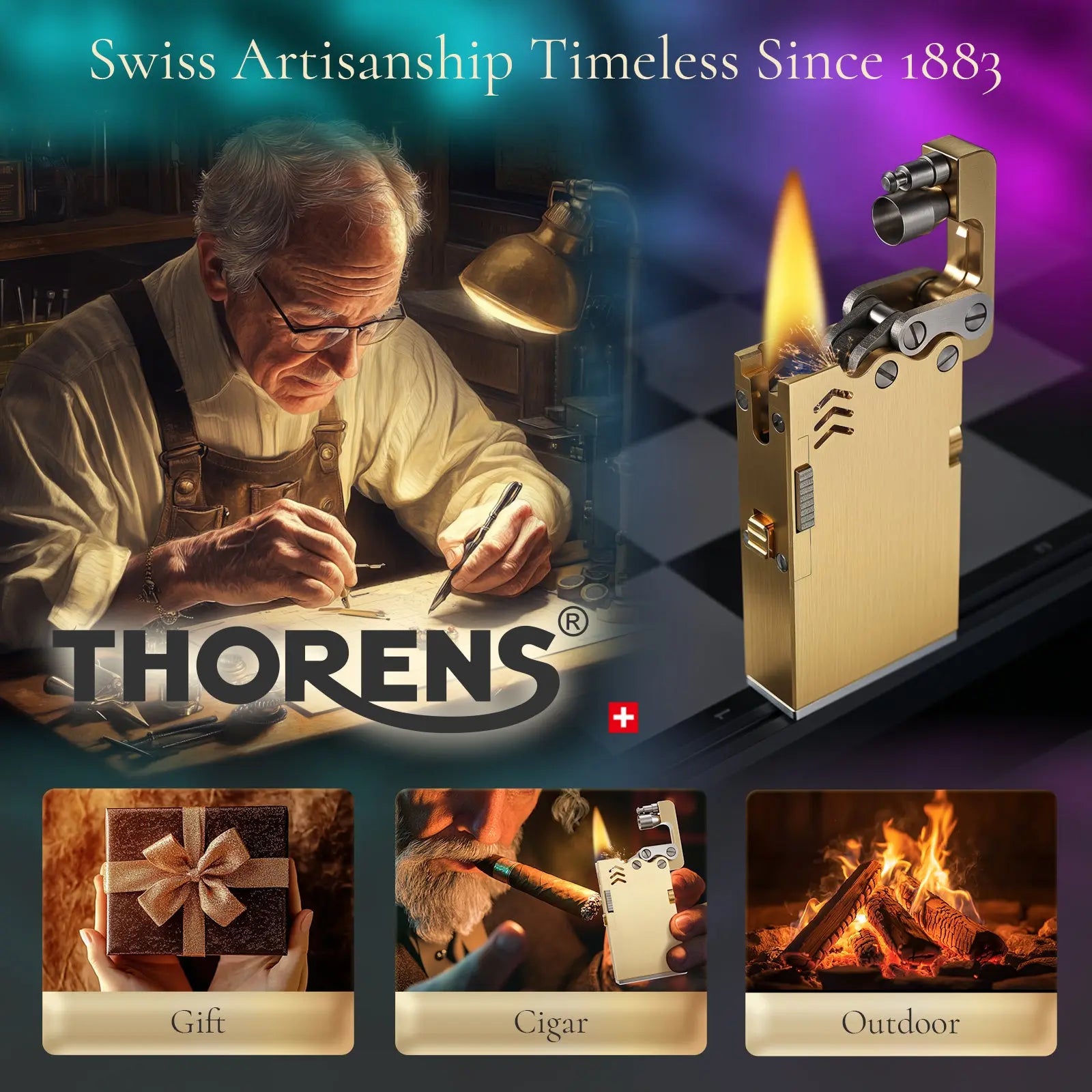 Ejection Lighter - Copper Color THORENS