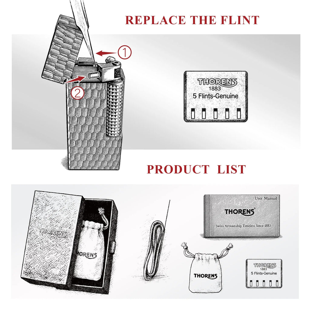 2025 New Products｜Side Slip - Narrow Lighter - Golden Crater THORENS