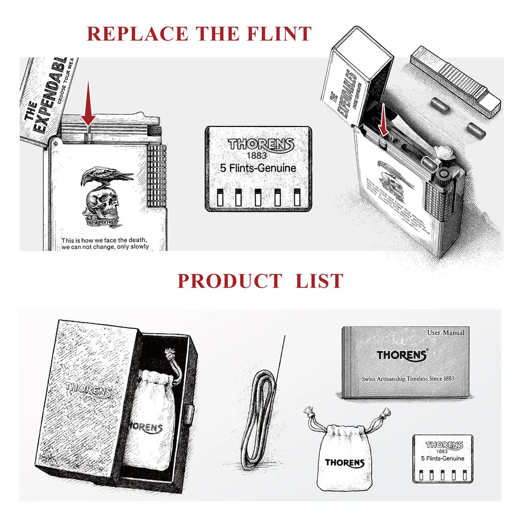 Side Slip - Etched Lighter - THE EXPENDABLES THORENS