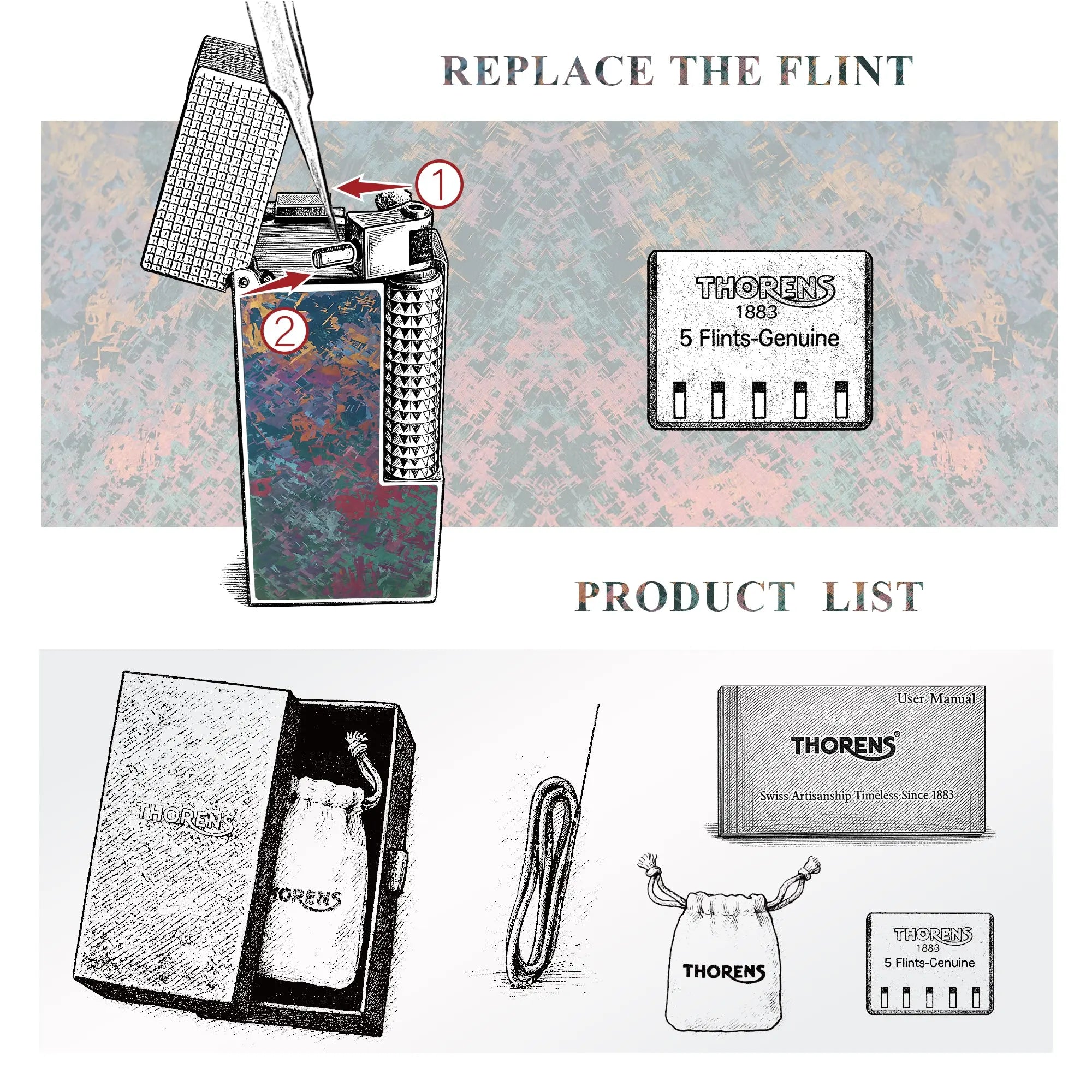 2025 New Products｜Side Slip - Narrow Lighter - Iridescent Ti THORENS