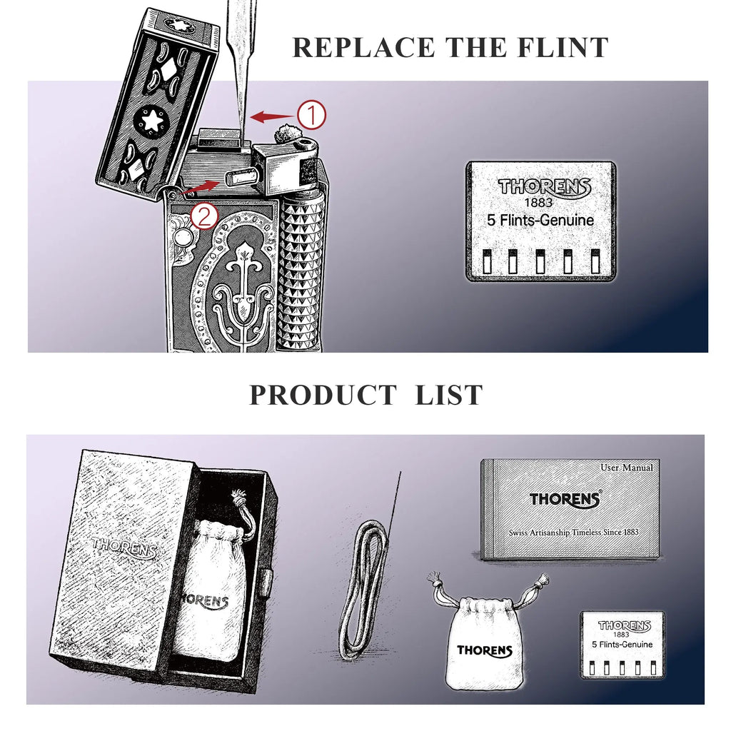 Side Slip - Narrow Lighter - Holy Grail - Black THORENS