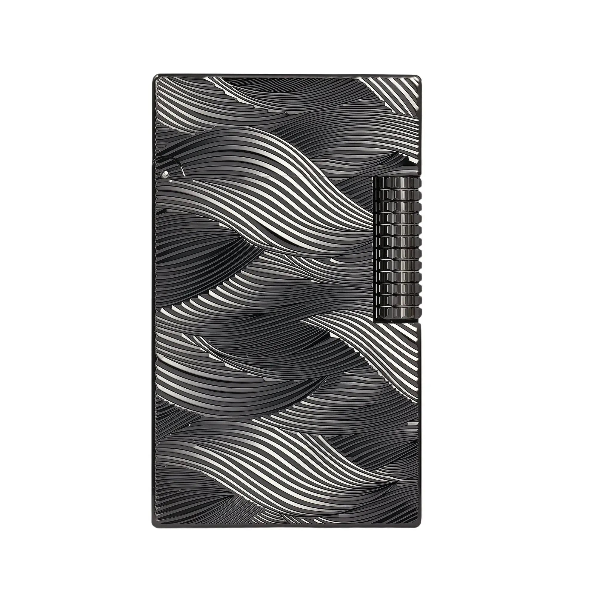 ゴンドアートNo.2　ガネーシャ Aqua Wave Side Slip Mechanical Lighter, Anniversary Gift for Him