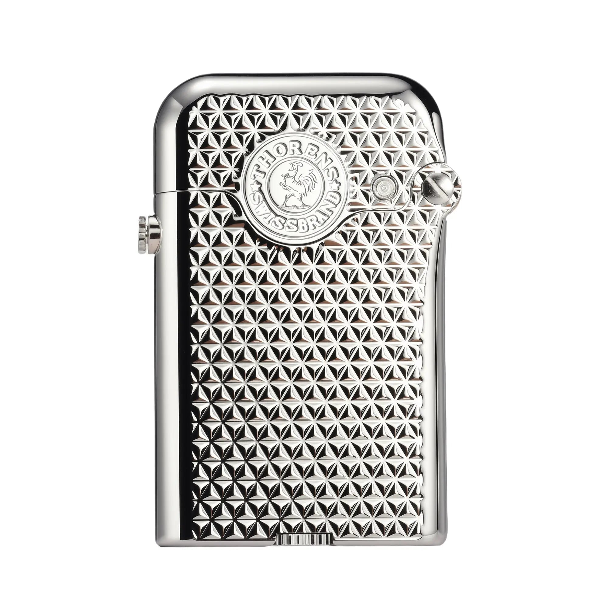 Automatic Brass Refillable Fluid Lighter, Luxury Gift for Men