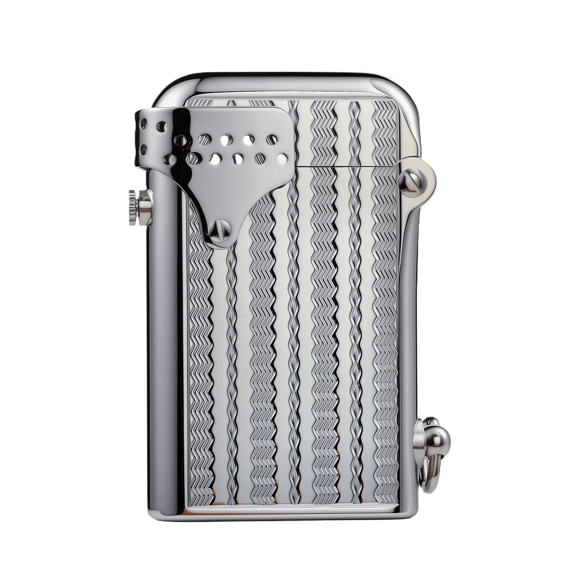 Windproof Fluid Lighter, One-Touch Christmas Gift for Husband