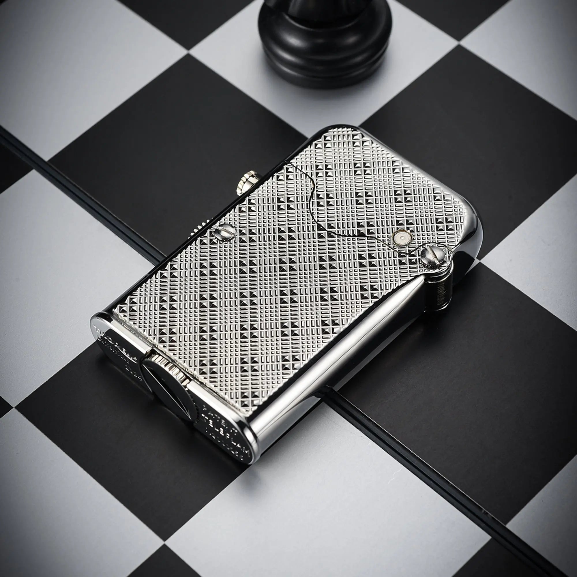 Swiss Telescopic Automatic Fluid Pipe Lighter, Luxury Gift for Men