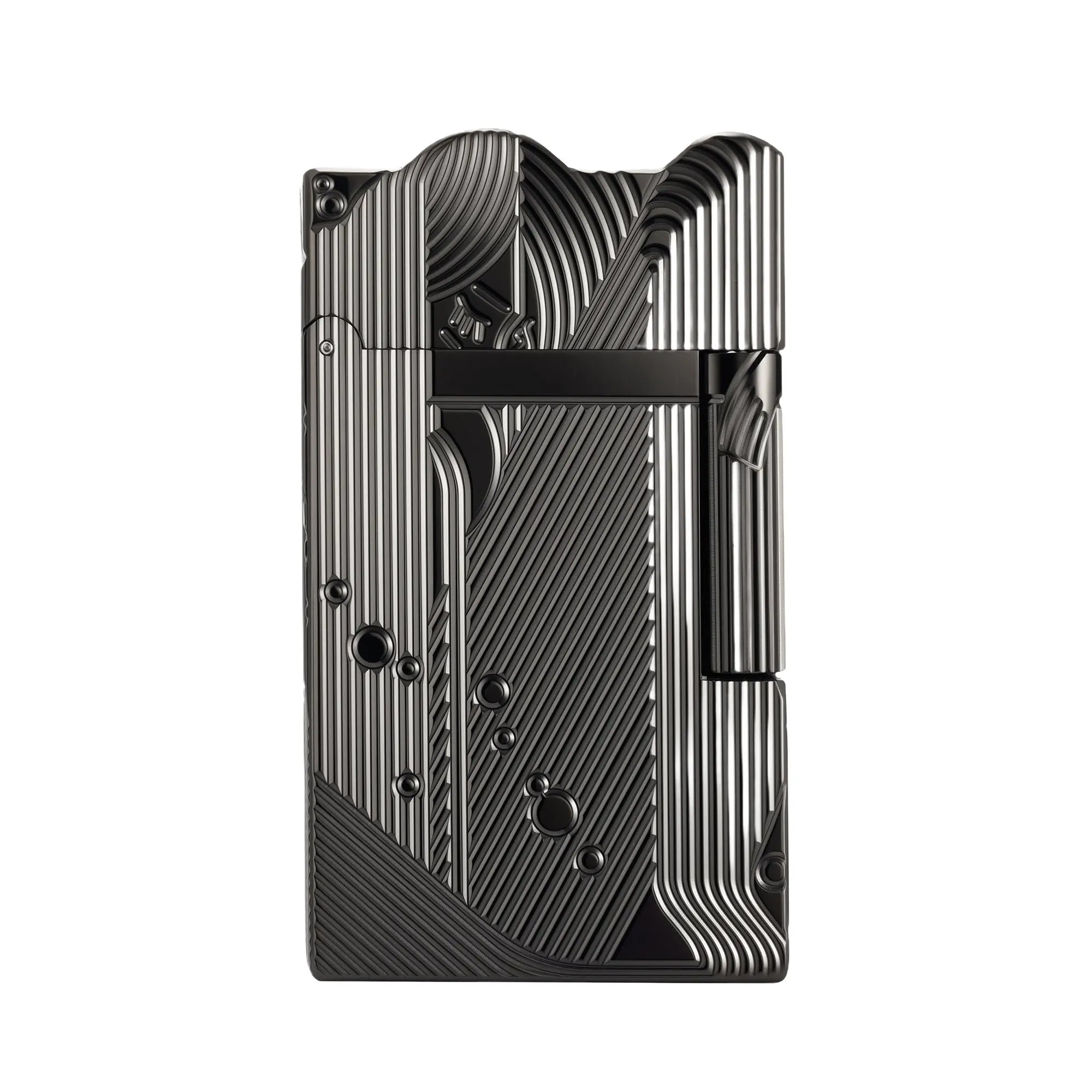 Brass Crisp Sound Classic Cigar Lighter, Soft Flame Gift for Men