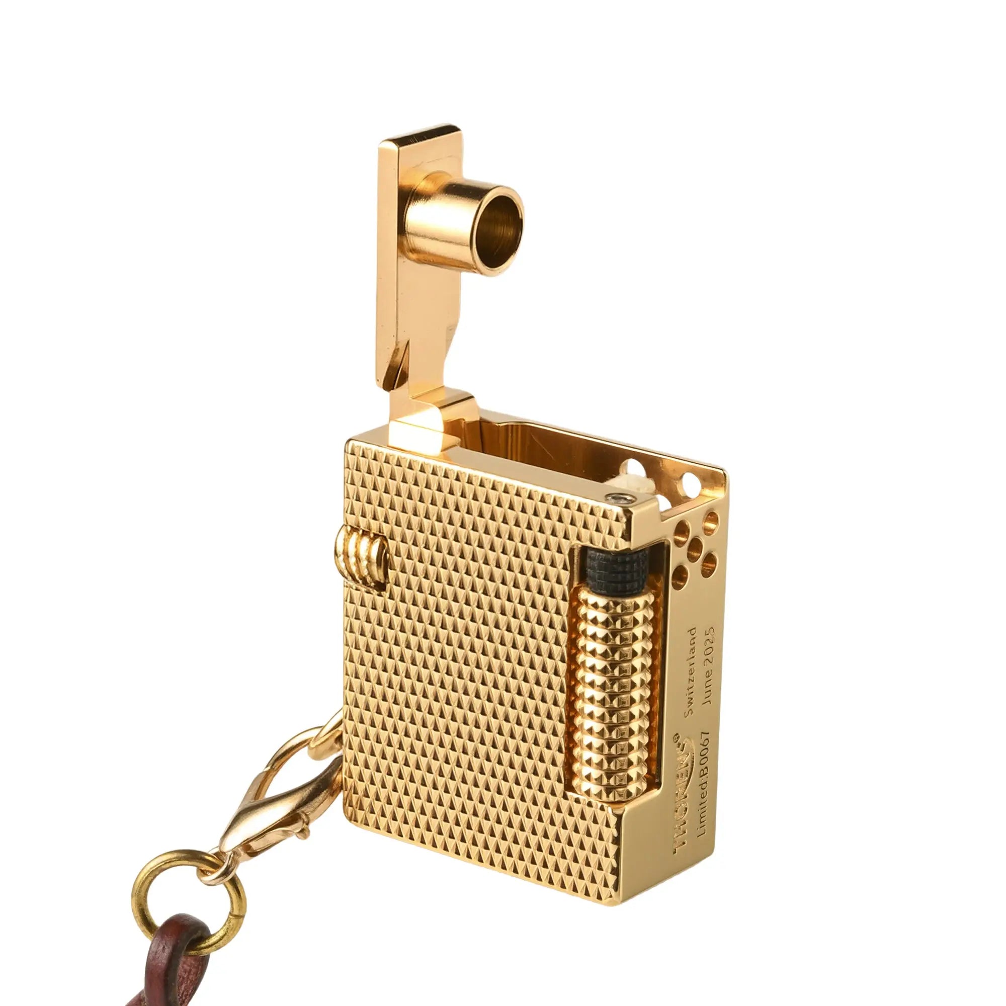小物 EMOstanceclub Lighter Keyring Mini Keychain Fluid Lighter, Diamond Mesh EDC Gift for Cigar