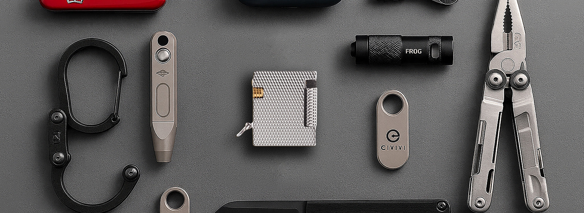 Mini Cube Silver Mesh