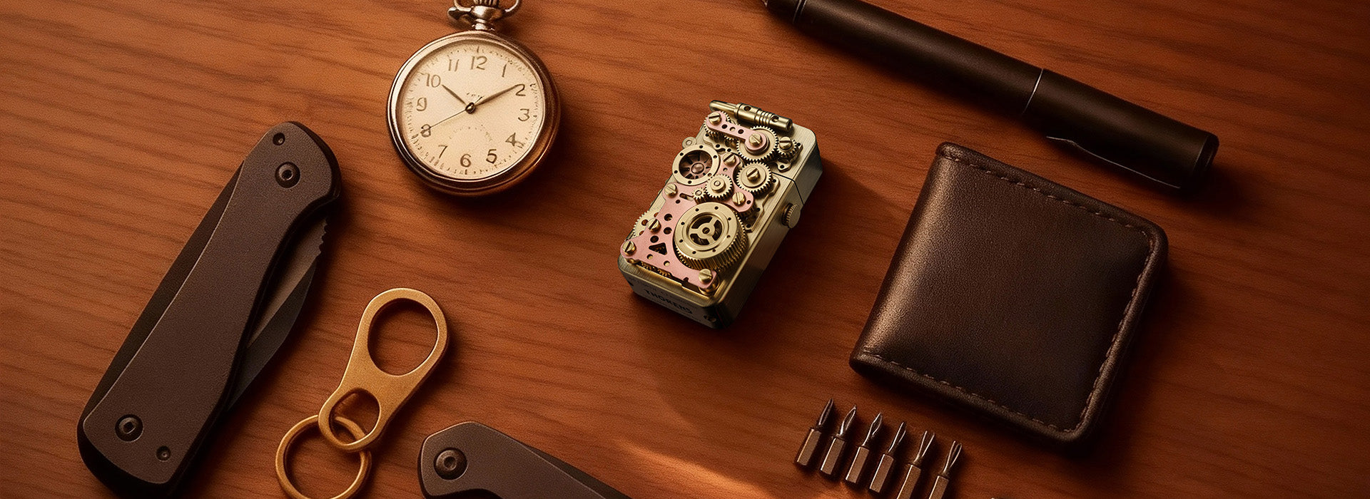 Steampunk Lighter - Gear Linkage