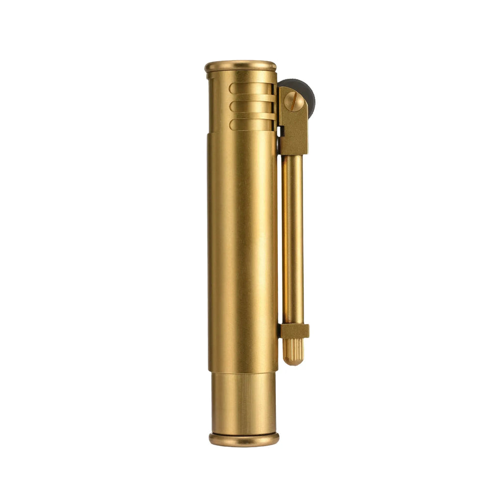Windproof Side Flame Brass Outdoor Camping EDC Pocket Lighter