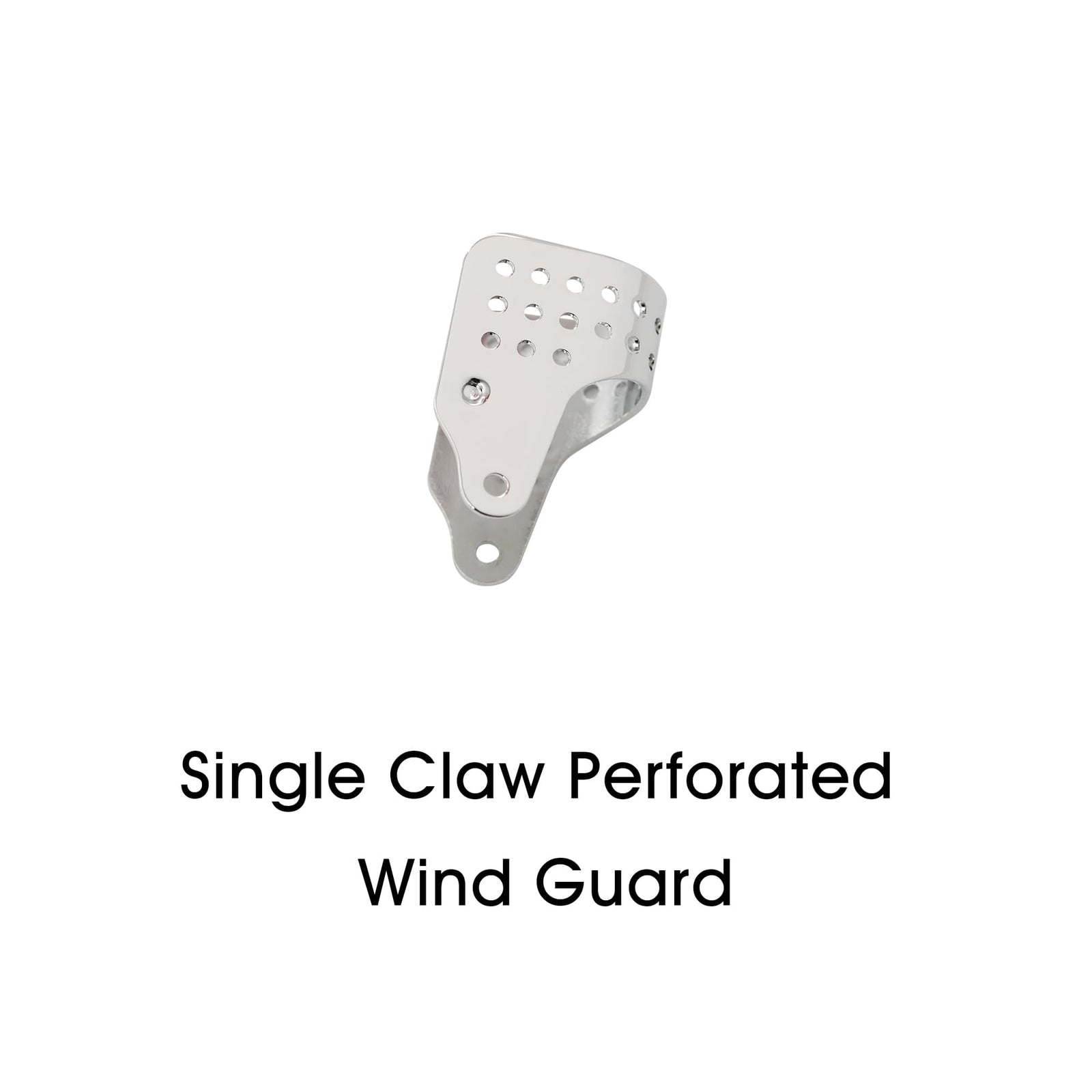 THORENS Single Claw Lighter Replacement Parts, featuring a precision-engineered perforated chrome wind guard for optimal airflow.